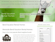 Tablet Screenshot of bendvacationrentalhomes.com